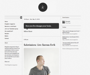 screenshot of Kingdom magazine blog