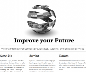 screenshot of Learning English as a Second Language