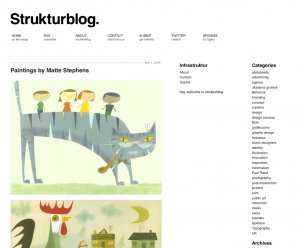 screenshot of strukturblog