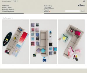 screenshot of vitra.