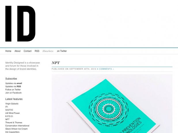 Screenshot of the site