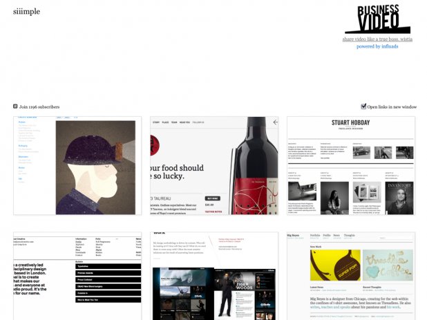 Screenshot of the site