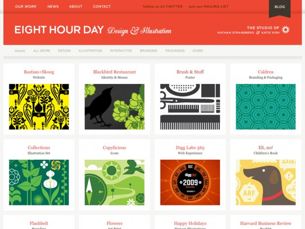 Screenshot of the site