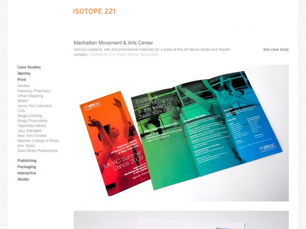 Screenshot of the site