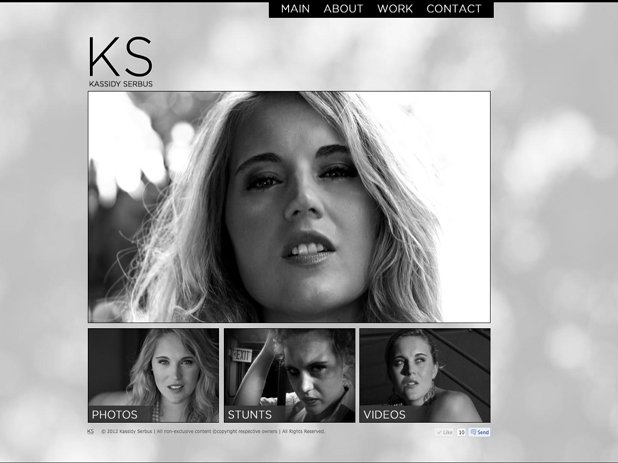 Screenshot of the site